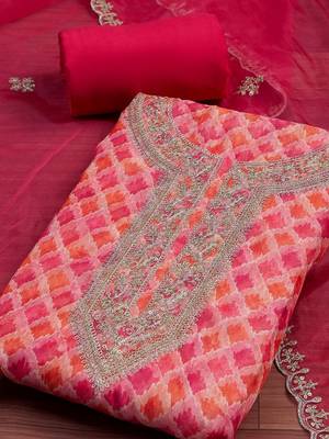 Printed Unstitched Dress Material 1