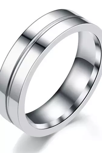 Fancy couple band finger ring jewellery for men & women(men - us 9, women - us 7)