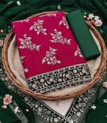 Embellished Unstitched Dress Material