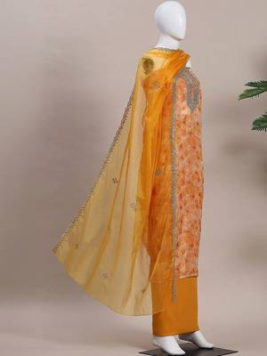 Printed Unstitched Dress Material 2