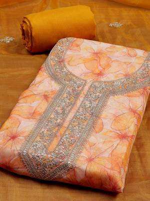 Printed Unstitched Dress Material 1