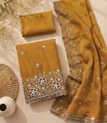 Embellished Unstitched Dress Material