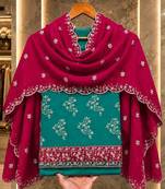 Embellished Unstitched Dress Material
