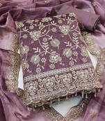 Embellished Unstitched Dress Material