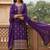 Embroidered Art Silk Unstitched Dress Material