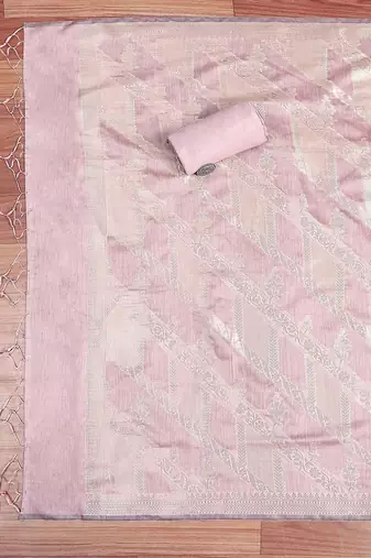 pink two toned Unstitched Dress Material