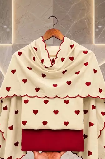 Embroidered Unstitched Dress Material