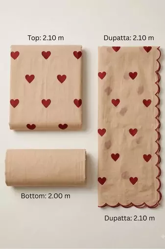 Embroidered Unstitched Dress Material