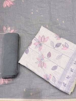 Linen Unstitched Dress Material 1