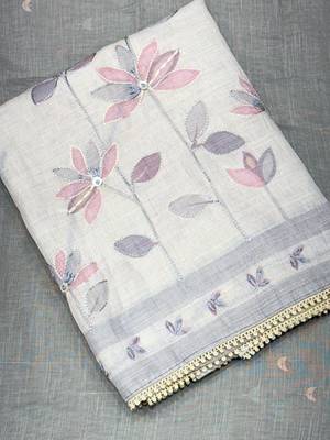 Linen Unstitched Dress Material 3