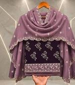 Embellished Unstitched Dress Material