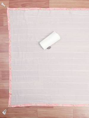 Pink Unstitched Dress Material 2