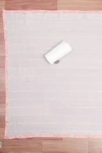 Pink Unstitched Dress Material