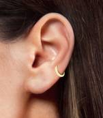 American diamond studded hoop earrings jewelry