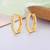 American diamond studded hoop earrings jewelry