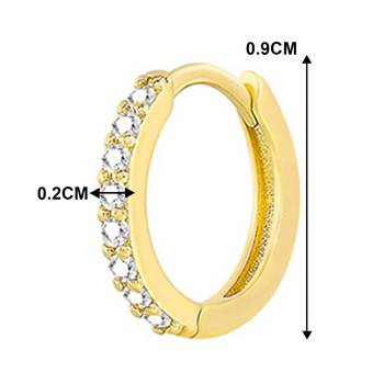 American diamond studded hoop earrings jewelry 4