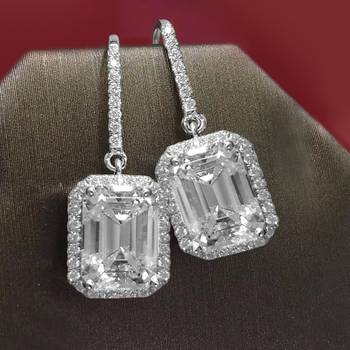 American diamond studded drop & dangle earrings wear jewelry 1