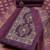Purple Printed Unstitched Dress Material