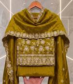 Embellished Unstitched Dress Material