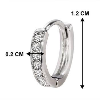 American diamond studded hoop earring jewellry 4