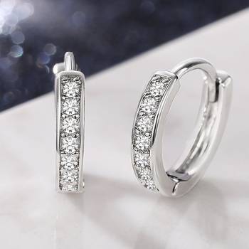 American diamond studded hoop earring jewellry 5