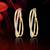 American diamond studded hoop earrings wear jewelry