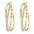 American diamond studded hoop earrings wear jewelry