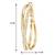 American diamond studded hoop earrings wear jewelry