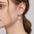 Pearl studded drop earrings jewellry