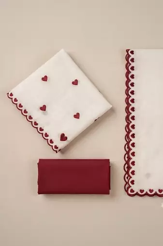 Embroidered Unstitched Dress Material