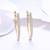 Diamond cut cz clutch back hoop earrings jewelry