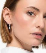 American diamond studded drop earring jewellry