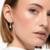 American diamond studded drop earring jewellry
