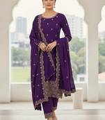 Embellished Unstitched Dress Material