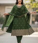 Embellished Unstitched Dress Material