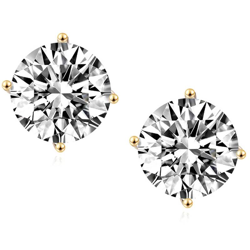 Fancy huggie hoop earrings cz studded festive casual wear jewelry for