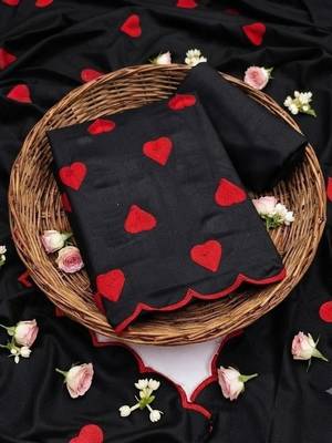 Embroidered Unstitched Dress Material 3