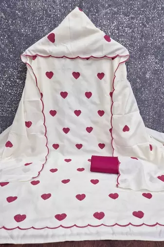 Embroidered Unstitched Dress Material