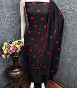Embroidered Unstitched Dress Material
