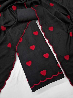 Embroidered Unstitched Dress Material 3