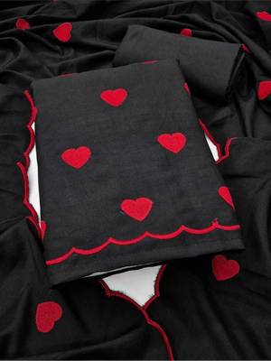 Embroidered Unstitched Dress Material 4