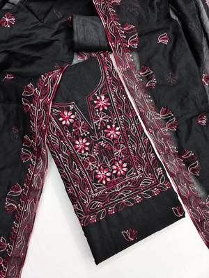 Art Silk Unstitched Dress Material 3
