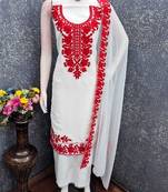 Embroidered Unstitched Dress Material