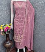 Embroidered Unstitched Dress Material