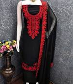 Embroidered Unstitched Dress Material