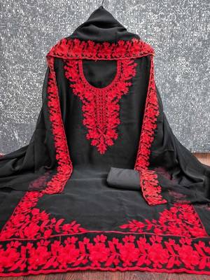 Embroidered Unstitched Dress Material 2