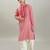 Boys ethnic motifs embroidered sequinned cotton kurta with pyjamas