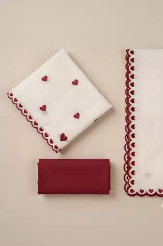 Embroidered Unstitched Dress Material
