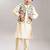 Boys mandarin collar straight kurta with pyjamas & nehru jacket