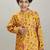 Boys ethnic motifs printed kurta with pyjama